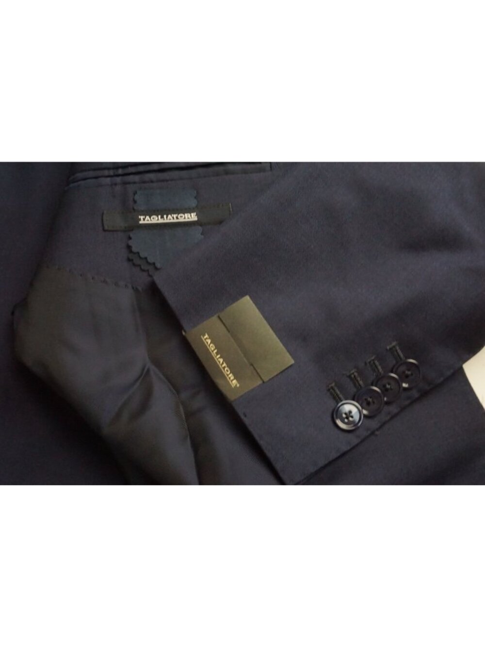Tagliatore Blue Silk Mohair Wool Sport Coat Jacket Sz 36R US Brand New